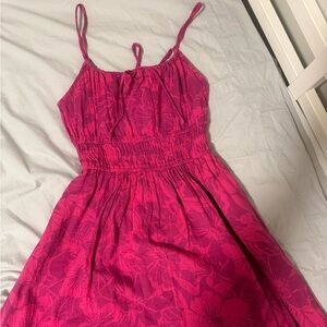 GAP Pink Floral Maxi Dress 100% Cotton